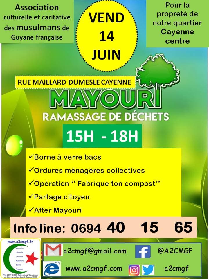 Mayouri ramassage des déchets