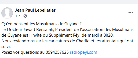 Radio Péyi Mardi à 8h20
